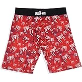 Marvel Comics Mens' Spider-Man Logo Tag-Free Boxers Underwear Boxer Briefs For Adults