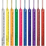 Laumoi 10 Pieces Christian Leather Bookmark