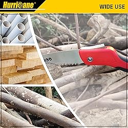 HURRICANE Folding Hand Saw, 10 Inch Pruning