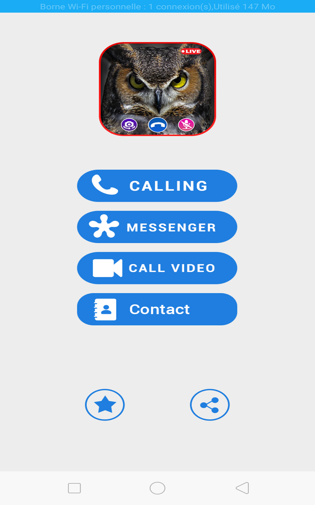 Amazon Com Call Video Owl Simulator Prank Call Apps Apps Games