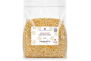 Ma Poule Express Premium Cracked Corn - Nutrient-Rich Feed for Birds and Poultry, 5 lbs (2.27 kg) Bag