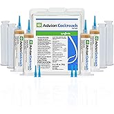 advion 383920 4 Tubes and 4 Plungers Cockroach German Roach Pest Control Inse, Brown