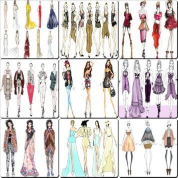 Fashion Design Flat Sketches 2017