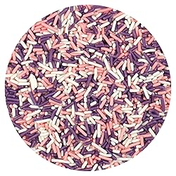 Pink, Purple & White Sprinkles Jimmies 11.28