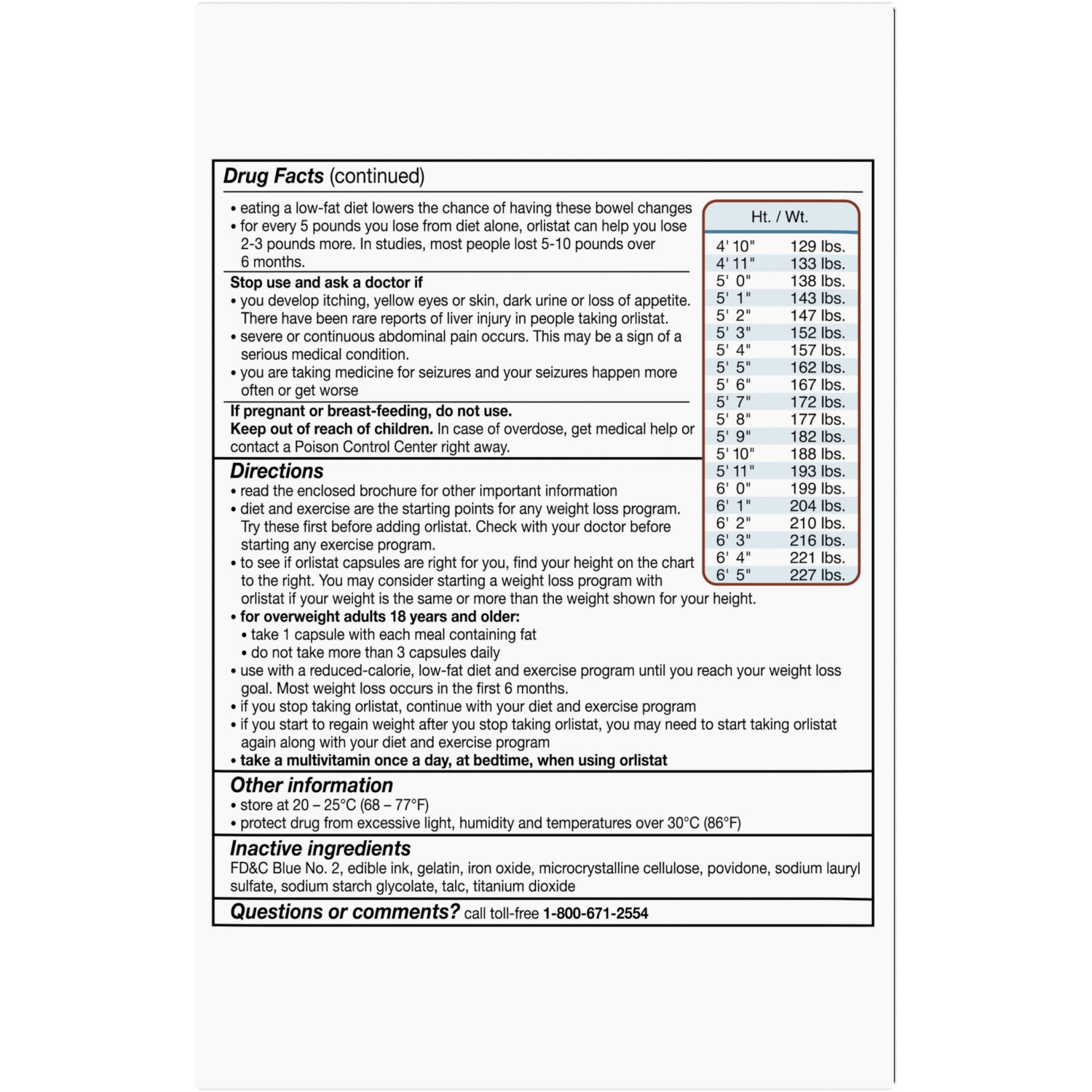 alli Diet Pills for Weight Loss Orlistat 60 mg Capsules Refill Pack 120