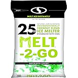 Snow Joe AZ-25-EB Melt-2-Go Nature + Pet Friendly CMA Blended Ice Melter, 25-lb Bag