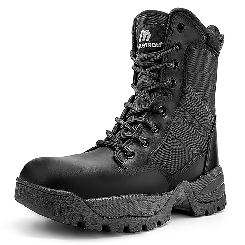 MAELSTROM Tactical Boots for Men with Zipper Botas de Trabajo