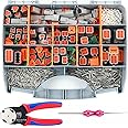 Newdeli 338 pcs Deustch Connector Kit 2 3 4 6 8 12 Pin Connectors with Deutsch Crimping Tool and DT Connector Removal Tool Si