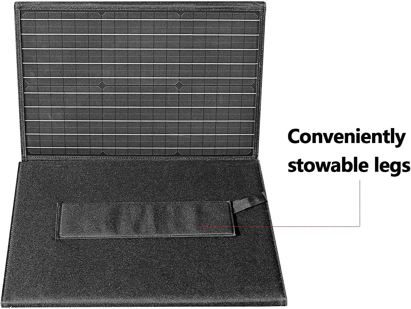 BLUERISE 100W Portable Foldable Solar Panel High Efficiency Flexible Solar Charger for Power Station Generator Phones with 5V 2 USB 1Type-C and 18V DC Ports for Outdoor Travel Camping Home : Garden & Outdoor