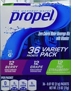 Propel - Zero Calorie Water Mix - 36 Packets - Variety Pack - 2 Pack