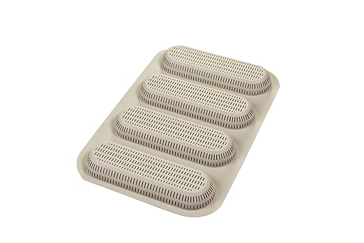 Silikomart 199694 3D-Backform Mini Baguette, 4er-Form