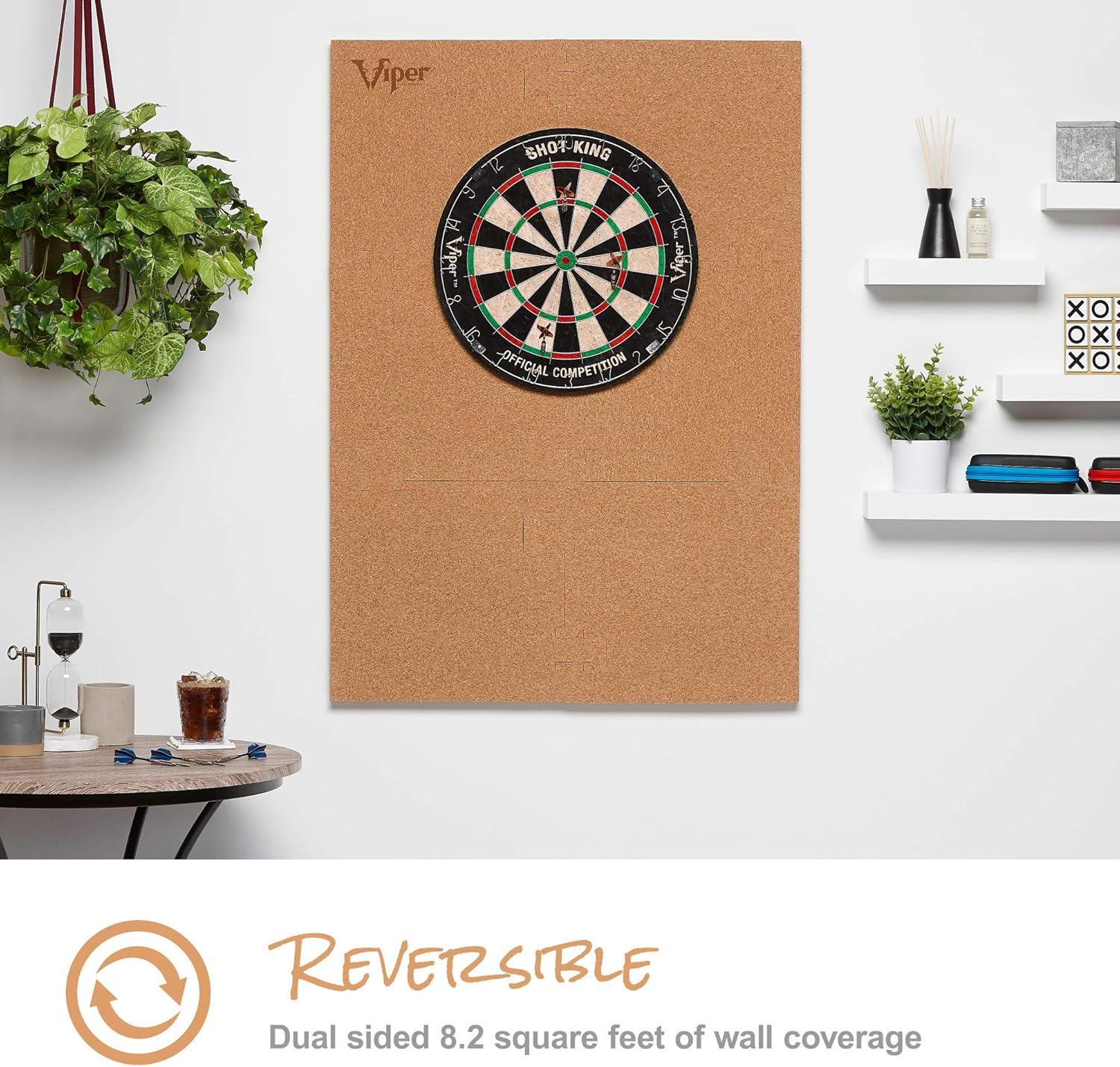 Viper by GLD Products Wall Defender III Dartboard Surround Cork : Sports & Outdoors