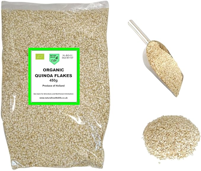 ORGANIC Quinoa Flakes Gluten Free Cereal/Breakfast Flakes/Hot