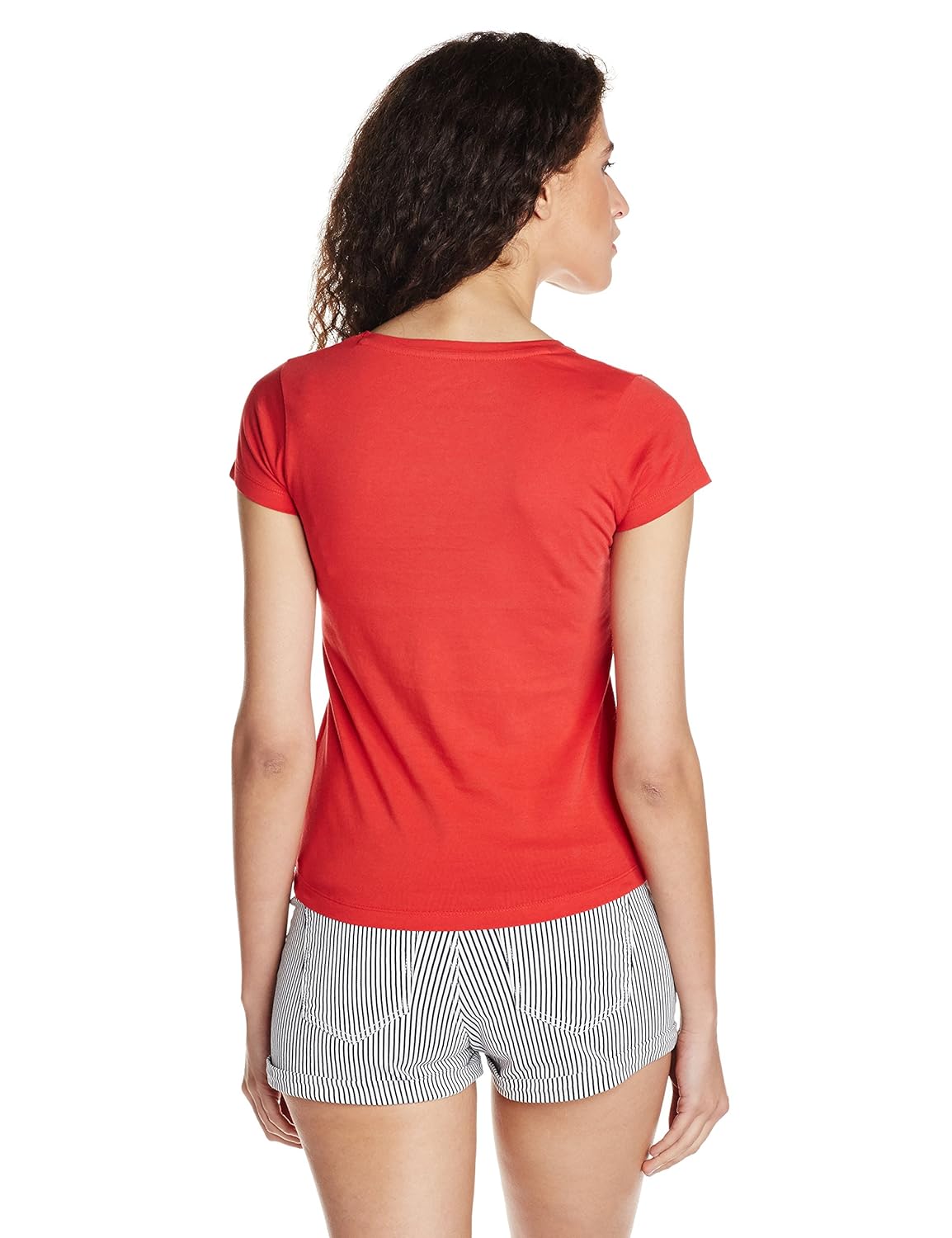 pepe jeans women's solid t-shirt