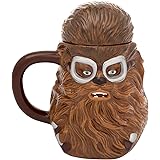 Vandor Solo: A Star Wars Story Chewbacca Sculpted Ceramic Soup Coffee Mug Cup, 3, Brown