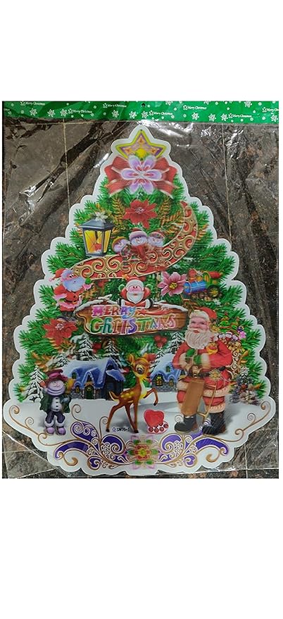 Buy Kala Decorators Christmas 3d Big Poster For Home Decor