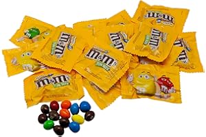BLAIR CANDY Milk Chocolate Peanut M&Ms Fun Sized Individual Bags - 2LB Resealable Stand Up Bag (approx. 45 pieces) - Bulk Milk Chocolate Bulk Filler Candies - Candy for Parties and Holidays