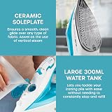Swan SI16410N 2-in-1 Cord/Cordless Steam Press Iron 2800W Blue view 5