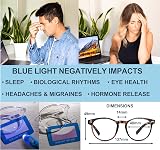 Riccardo Materossi Premium Blue Light Blocking Glasses 380-410nm UK Brand view 4