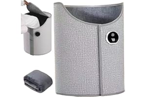 Under Desk Heater, Under Desk Heater 5 Levels Temperature Quiet Electric Foot Warmer with Thermostat & Timer Portable Leg War