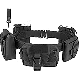 ZGJINLONG Tactical Battle Belt Set 7pcs Combat Duty Belt Law Enforcement Utility Belt Airsoft Police Military Belt with