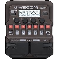 Amazon.com: Zoom A1 FOUR Acoustic Instrument Multi-Effects Processor ...
