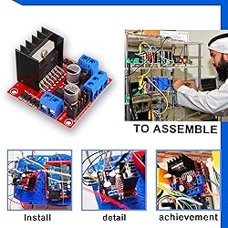 BOJACK L298N Motor DC Dual H-Bridge Motor Driver