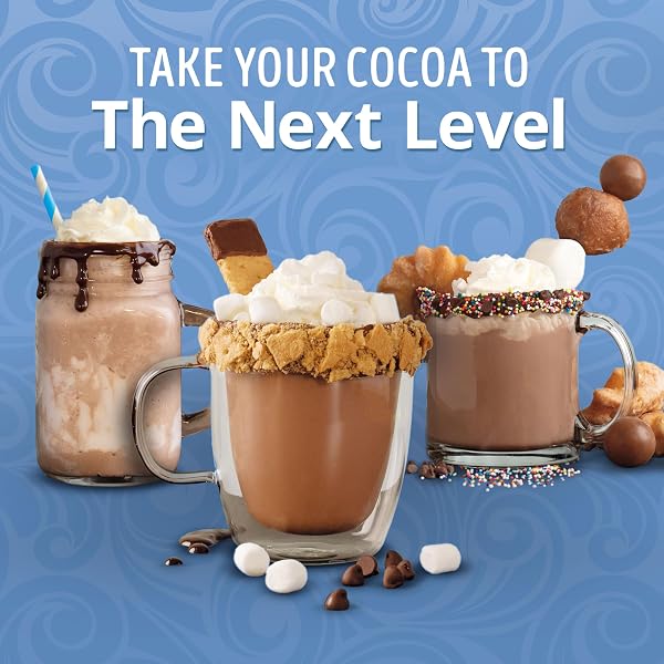 SWISS MISS REDUCED CALORIE MILK CHOCOLATE FLAVORED HOT COCOA MIX, HOT COCOA BAR SUPPLIES, 0.39 OZ., 8-COUNT ENVELOPES