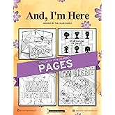 Coloring Broadway - The Color Purple Inspired Coloring Pages (Set of 4), And, I'm Here Musical Merchandise, Printed on Matte Card Stock (8 1/2” x 11”), Ideal Gift for a Broadway Theater Lover