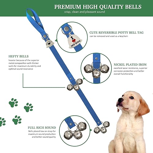 Caldwell's Pet Supply Dog Potty Bells, Dog Door Bell, Bells to