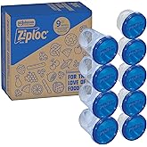 Ziploc Twist 'n Loc Food Storage Meal Prep Containers Variety Pack, 9 Count