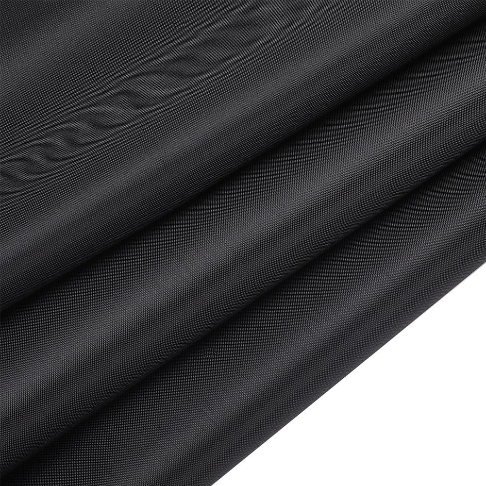 AHANDMAKER 2 Yard 210 Denier Canvas Fabric, 59" Wide Polyester Outdoor Waterproof UV Sun Protection Canvas Fabric, for DIY Project Outdoor Awning Tent Umbrella Tarp Upholstery, Black
