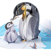 Amazon.com : Liif Penguin Happy Mothers Day Card, 3D Mothers Day ...