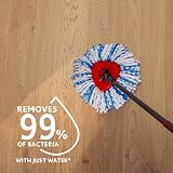 Vileda Rinse Clean Spin Mop Head Refill Microfibre Stubborn Dirt Machine view 4