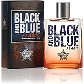 Tru Western PBR Black and Blue Flame Men's Cologne, 3.4 fl oz (100 ml) - Sporty, Clean, Fresh