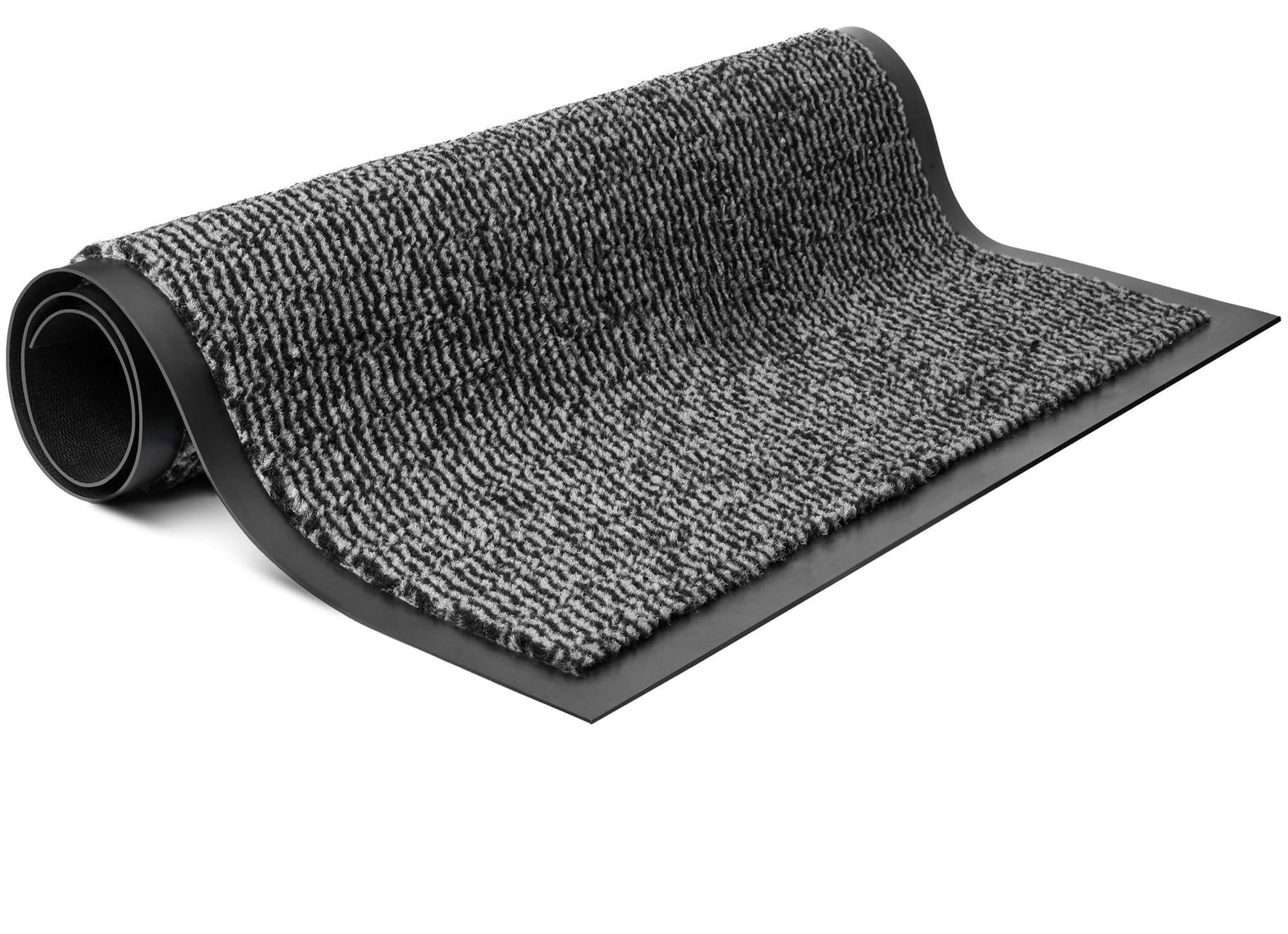 Lexell Washable Door Mat for Indoor & Outdoor - Highly Absorbent Non-Slip FloorMat, Heavy Duty Rubber Mat for Front & Back Door - Stunning & Waterproof