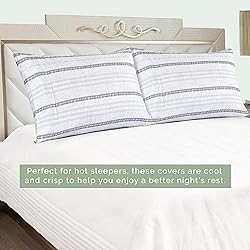 Elegant Comfort Ultra Soft Set of 2 Striped Print