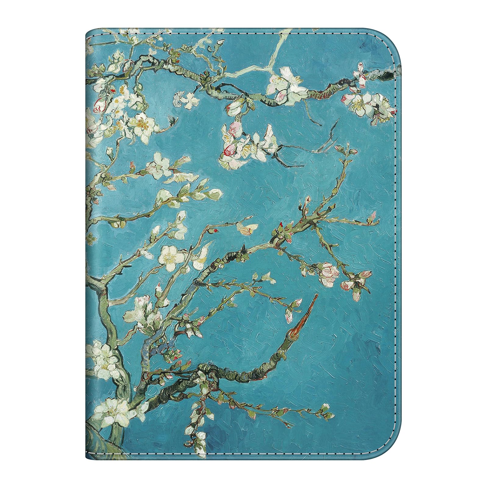 FINTIE Case for Nook GlowLight 3, Slim Fit Premium Vegan Leather Folio Cover for Barnes and Noble Nook GlowLight 3 eReader 2017 Release Model# BNRV520, Blossom