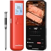 ThermoMaven Sub-1G Smart Wireless Meat Thermometer with Standalone Base | 10X Enhanced Signal and Stability, &plusmn;0.5℉ Certified Accuracy, WiFi Unlimited Range for BBQ, Oven, Smoker, Grill