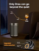 Dreo 1500W Electric Heater Ceramic Space Heater with Thermostat 3 Modes view 7