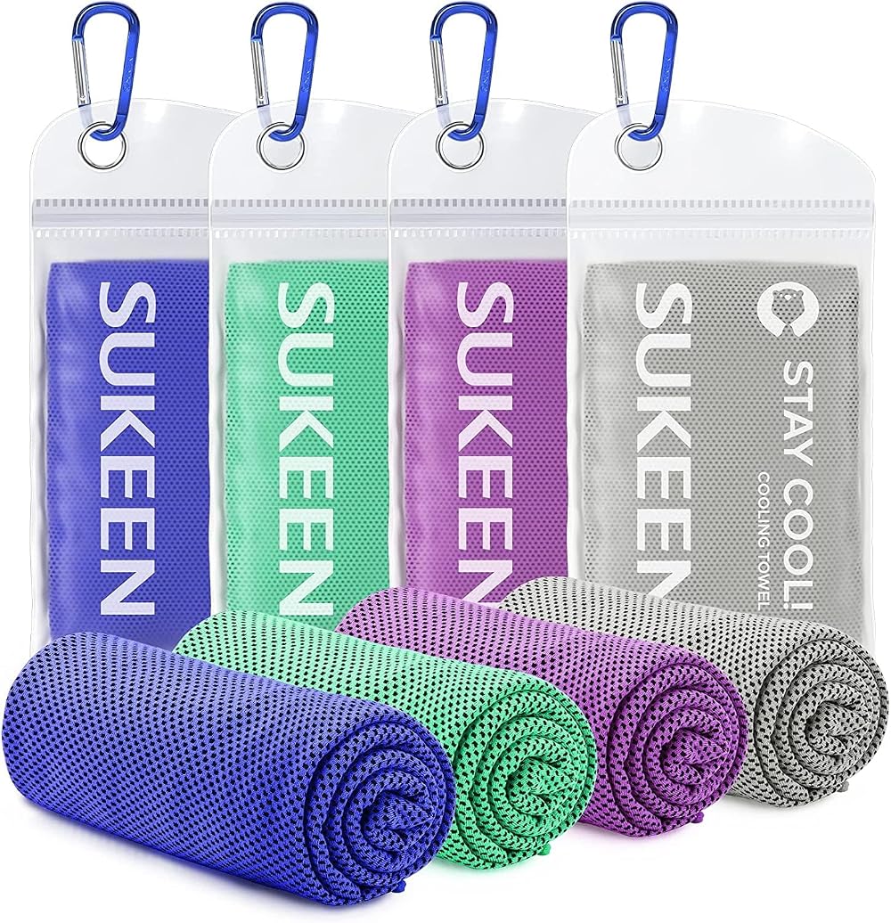 Sukeen Cooling Towel Microfiber 100 x 30 cm with Pouch
