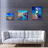 MOKANI 10 Packs Canvas for Painting 20x20 cm 8x8 Blank Panels view 4