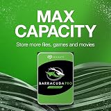 Seagate BarraCuda Pro 10TB Internal HDD 3.5" SATA 7200 RPM 256MB Cache view 2