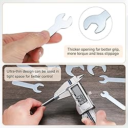HARFINGTON 10pcs Small Wrench Open End Wrench