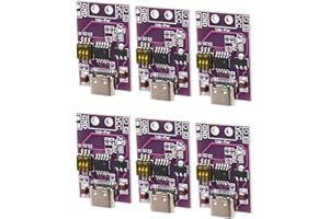 XIITIA 6pcs Type-C QC AFC PD2.0 PD3.0 to DC Fast Charge Decoy Trigger Polling Detector USB-PD Notebook Power Supply Change Board Module Support 5V 9V 12V 15V 20V Fixed Voltage Output