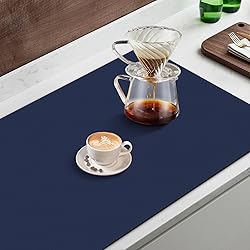 WISELIFE Coffee Mat Super Absorbent Dish Drying Mat