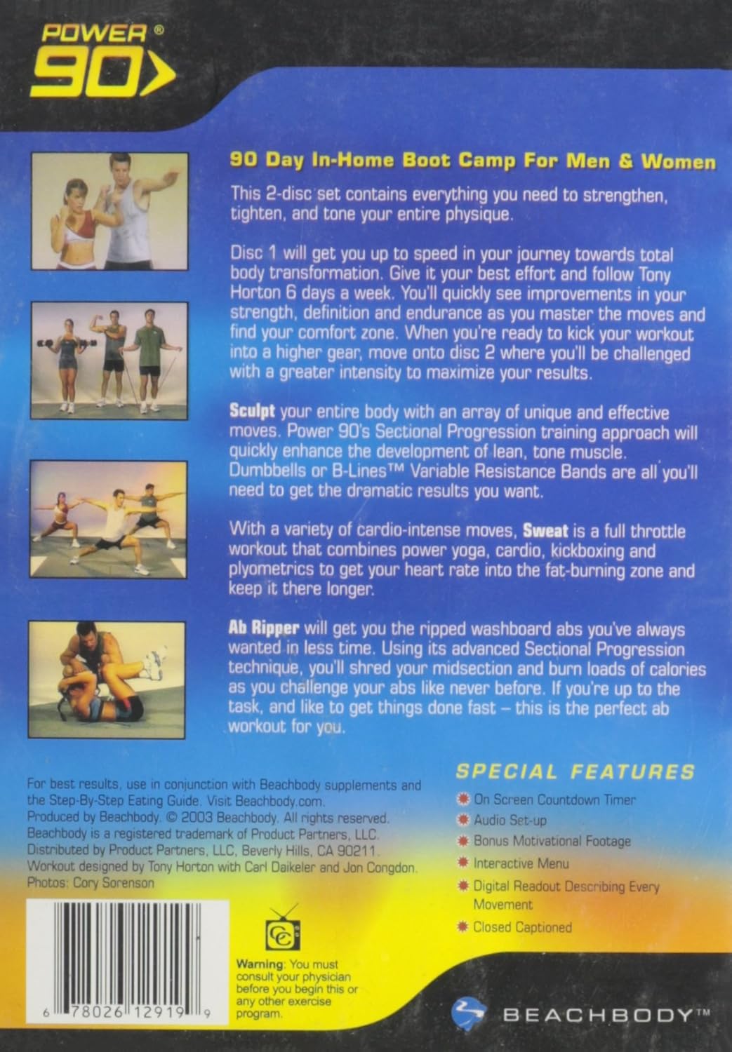 Amazon Com Power 90 Tony Horton The 90 Day In Home Boot Amazon Com Power 90 Tony Horton The 90 Day In Home Boot