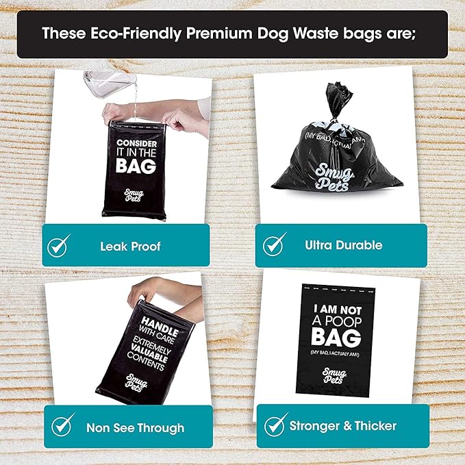 smug pets dog waste bags