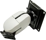 Ergotron 100 Series Pivot Double Mount Kit Flat Panel Grey Black view 2