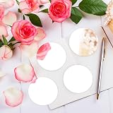 BELLE VOUS 50x Small Circle Mirror Tiles for Walls Mini Glass Mosaic DIY Crafts view 7